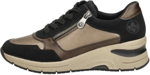 Rieker Sneakers Laag Sneakers Laag donkerbruin - Foto 2