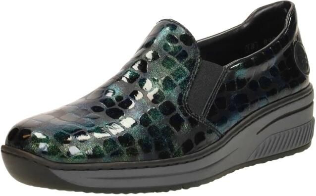 Rieker Instappers Dames Groen - Foto 4