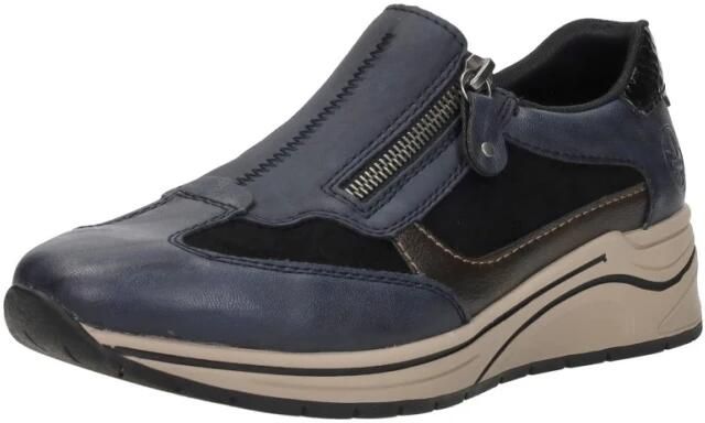 Rieker Sneakers Dames Blauw - Foto 3