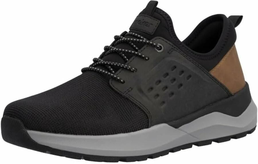 Rieker Heren Slipper Extra Wijd Elastiek 06058-00 Black - Foto 6
