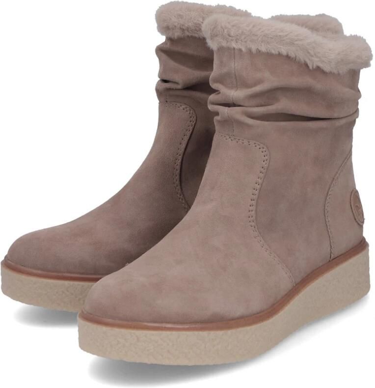 Rieker Winterlaarzen enkellaars slouchy schacht met binnenrits