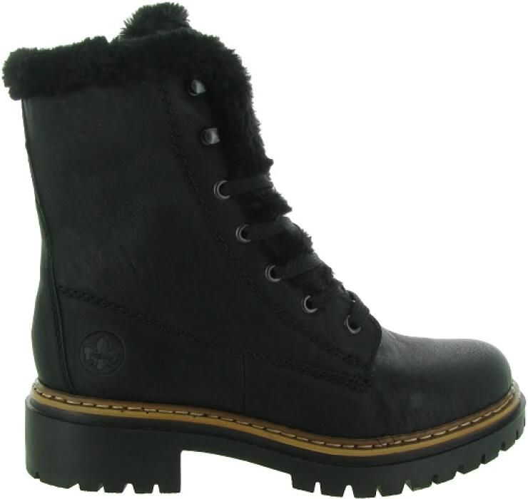 Rieker Winterlaarsjes veterschoenen profielzool -150 jaar jubileumartikel