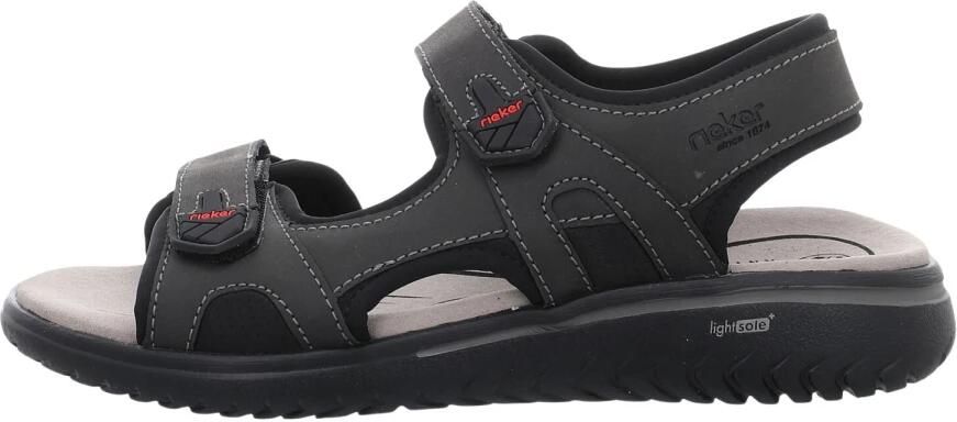 Rieker heren trekking-sandaal 26455-00 sandalen schoenen zomer trekking zwart - Foto 2