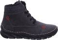 Rieker Winterlaarzen Veterboots enkellaarsjes casual boots met zachte schachtrand - Grijs