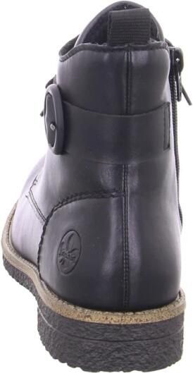Rieker Veterlaarsjes Veterboots enkellaarsjes blokhak met decoratieve siergesp - Foto 12