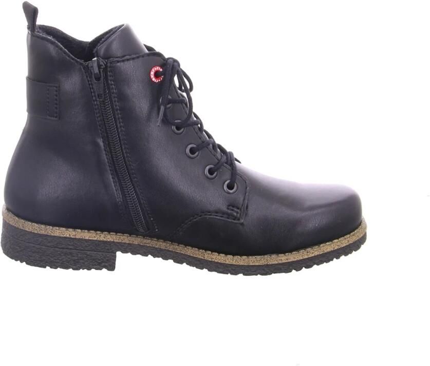 Rieker Veterlaarsjes Veterboots enkellaarsjes blokhak met decoratieve siergesp - Foto 9