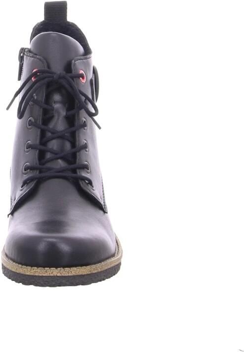 Rieker Veterlaarsjes Veterboots enkellaarsjes blokhak met decoratieve siergesp - Foto 11