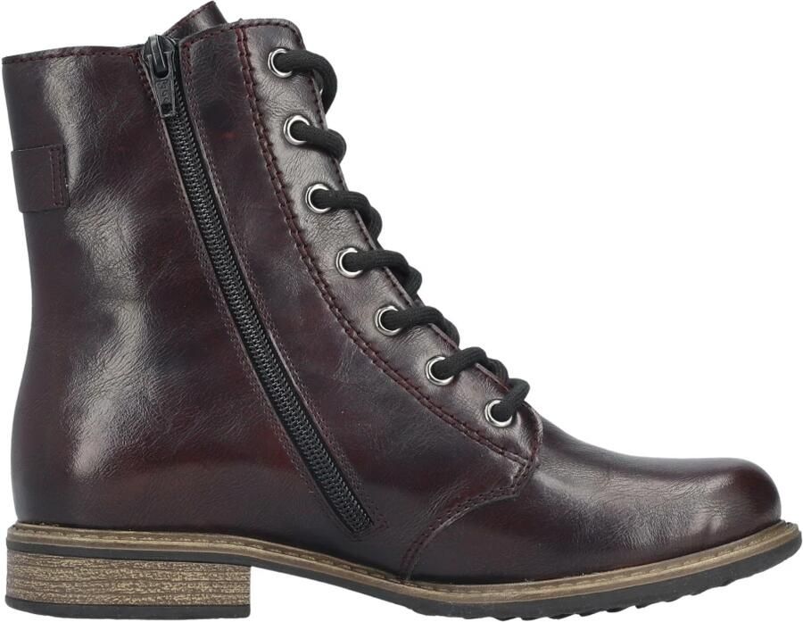 Rieker Slip-on sneakers instaplaarzen enkellaars high top sneaker in vegan uitvoering