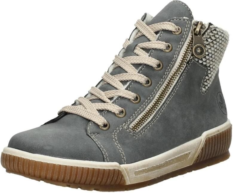 Rieker Sportieve en warme veterschoen voor dames Blue Dames - Foto 4