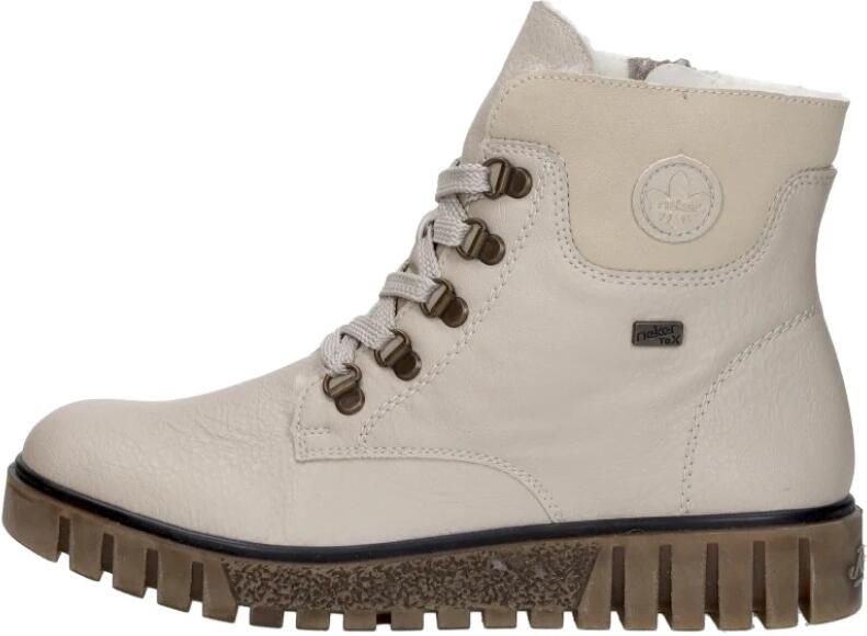 Rieker Veterschoenen Hoog Veterschoenen Hoog gebroken wit - Foto 5