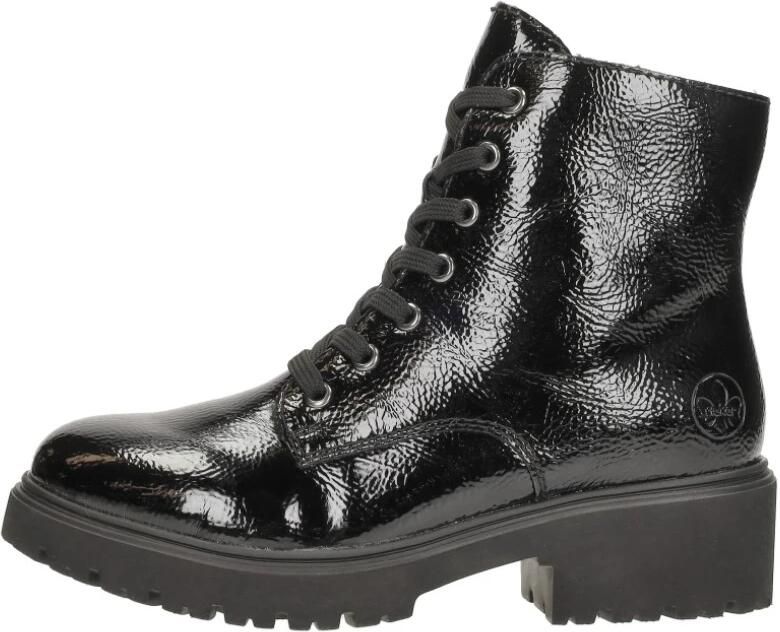 Rieker Veterboots Dames Zwart - Foto 2