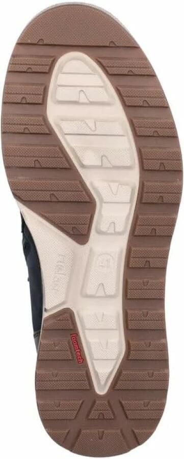 Rieker Heren B5546 Hoge Sneakers TEX Extra Wijd H Blauw Combi - Foto 6