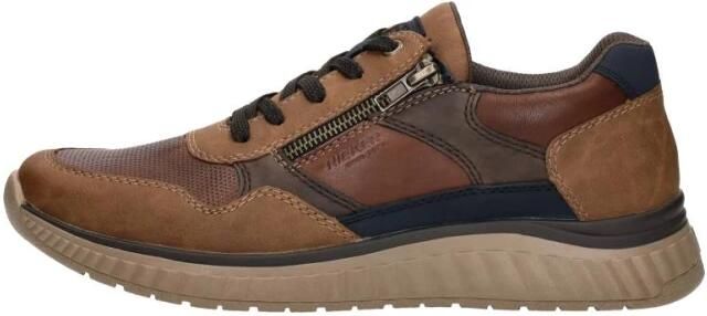 Rieker Comfortabele Herensneaker in Warme Bruine Tinten Brown Heren - Foto 4