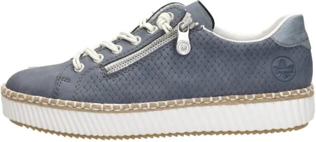 Rieker M2940-12 dames sneakers blauw - Foto 2