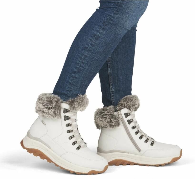 RRieker R-Rieker Winterlaarzen Hightop sneakers veterschoenen winterlaarzen met lamswolvoering