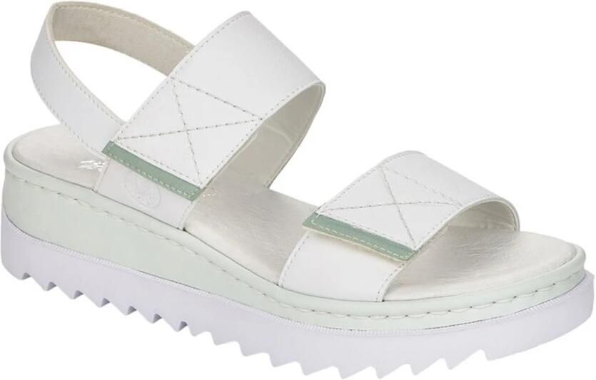 Rieker Weiss Casual Open Sandalen Wit Dames - Foto 3