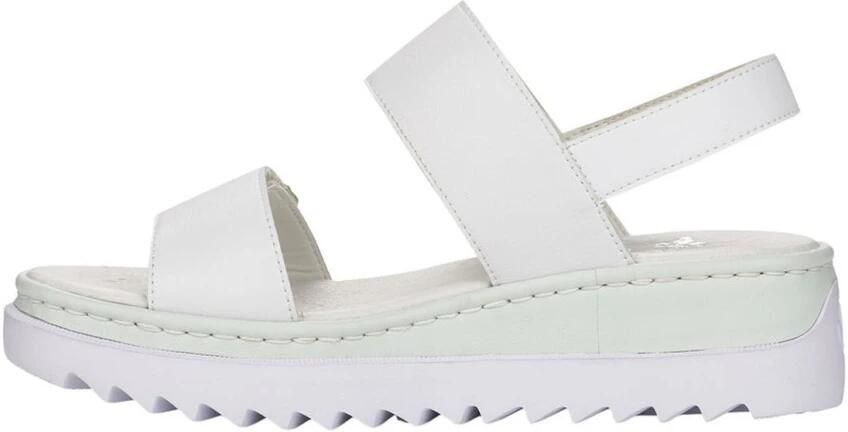 Rieker Weiss Casual Open Sandalen Wit Dames - Foto 4