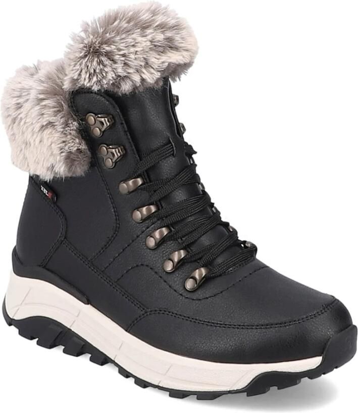 RRieker R-Rieker Winterlaarzen Hightop sneakers veterschoenen winterlaarzen met lamswolvoering