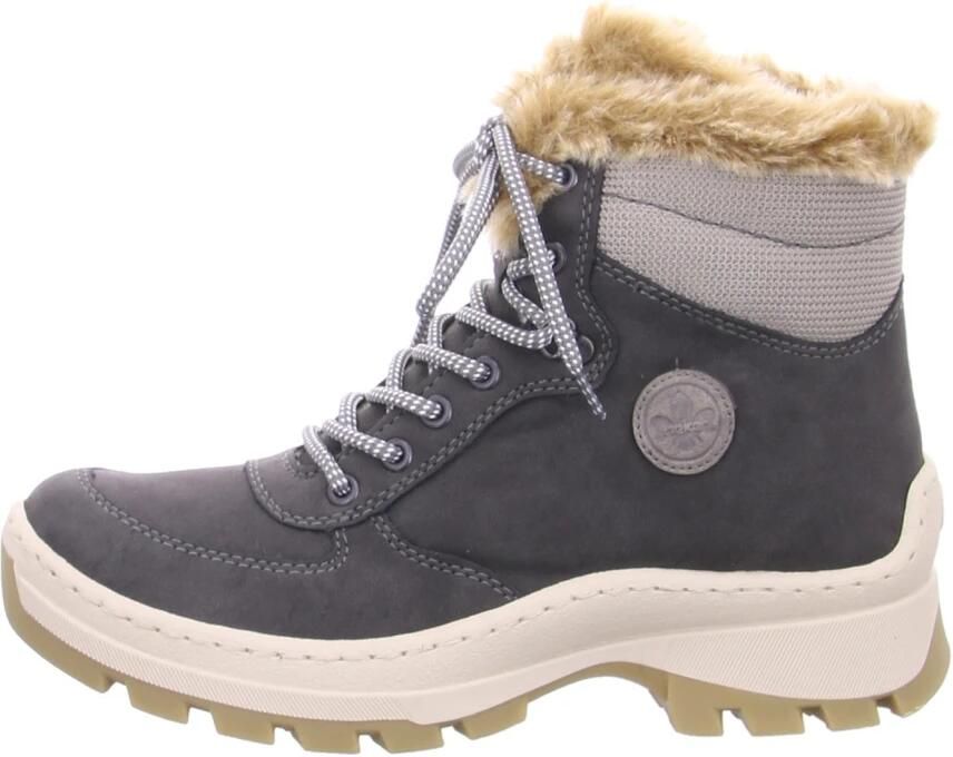 Rieker Booties X9335-45 Vrouwen Grijs Laarzen - Foto 2