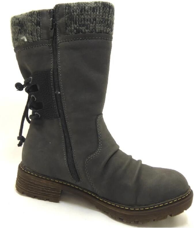 Rieker Winterlaarzen met siersluiting bij de schacht - Foto 2