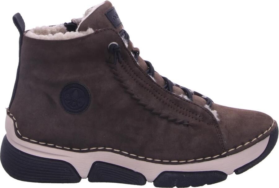 Rieker Winterlaarzen winter-enkellaars outdoorlaarzen warme voering met binnenrits