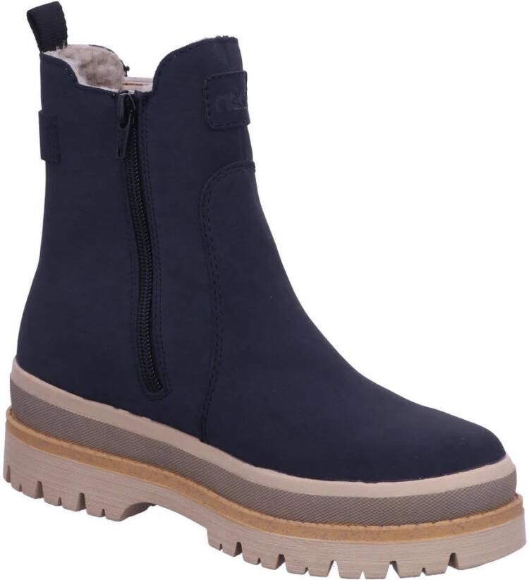 Rieker Chelsea boots crème navy bruin roestrood