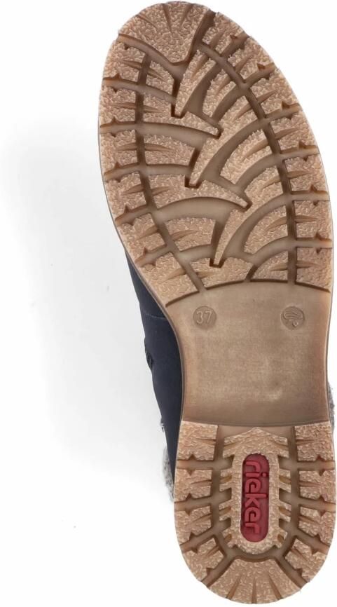 Rieker Winterlaarsjes winterlaarzen veterschoenen met gebreide rand en -tex - Foto 4