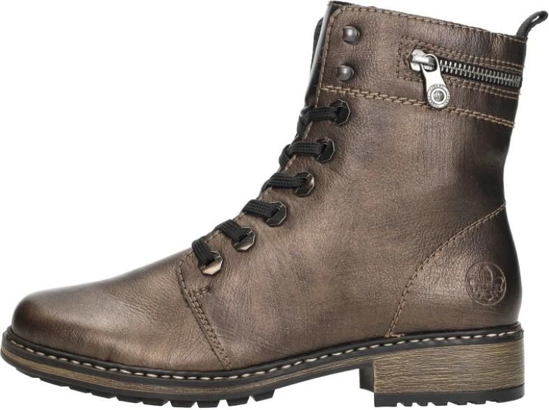 Rieker dames veterboot Brons