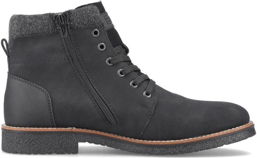 Rieker Veterlaarsjes met warme scheerwollen voering - Foto 2