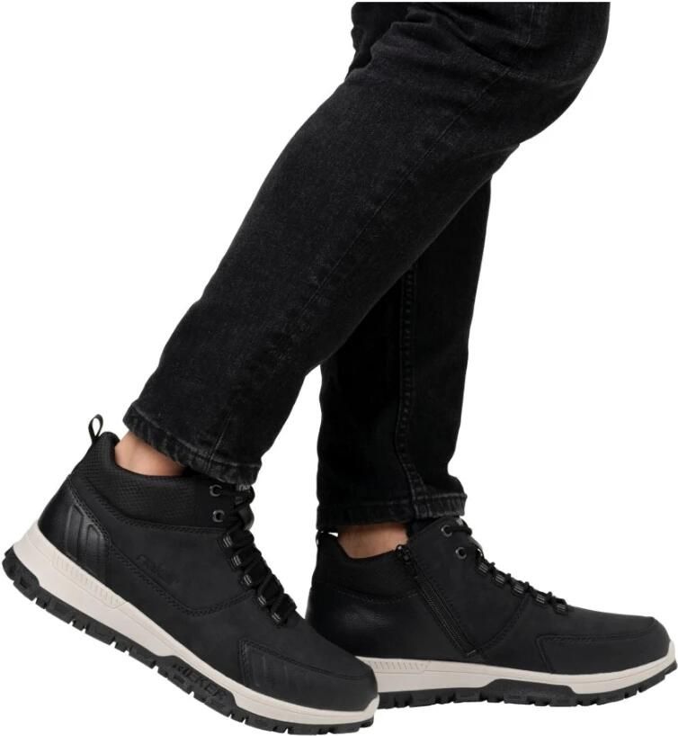 Rieker Zwarte Enkellaarsjes