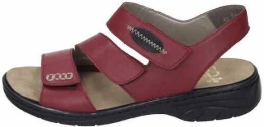 Rieker Rode Sandalen