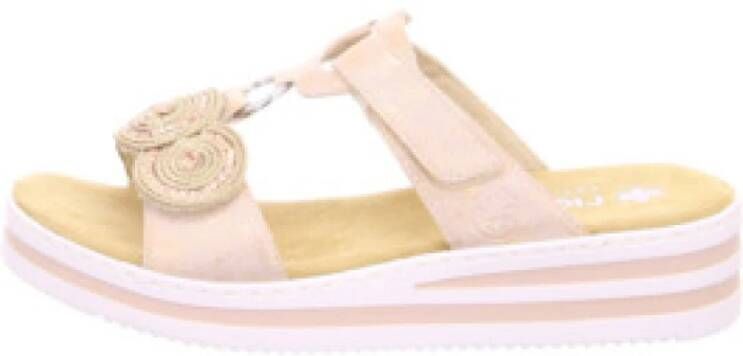 Rieker Sandalen met bandjes voor dames in effen kleur