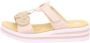 Rieker Sandalen met bandjes voor dames in effen kleur - Thumbnail 2