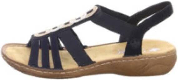 Rieker Sandalen Bandjessandaal zomerschoen vakantieschoen met zij-elastieken - Foto 3