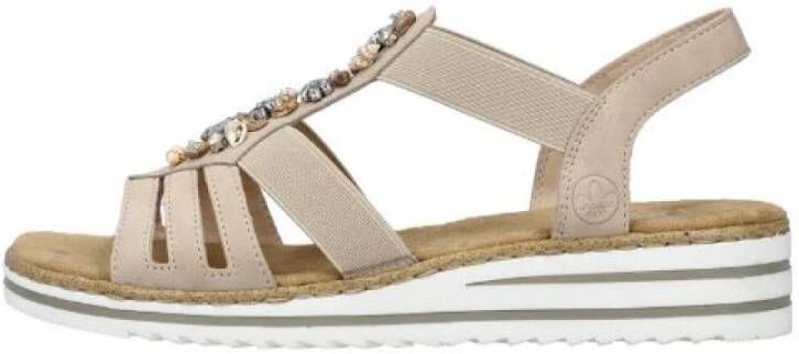 Rieker Sandals Beige Dames