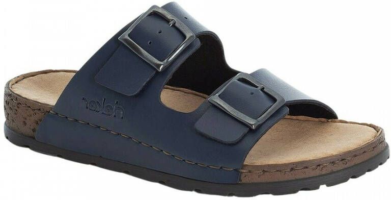 Rieker Ocean Casual Mule Slippers Blauw Heren