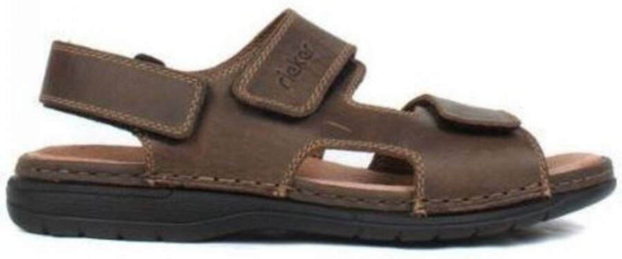 Rieker Casual Open Sandalen Brown Heren - Foto 5