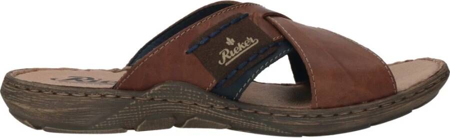 Rieker Slippers Bruin Heren
