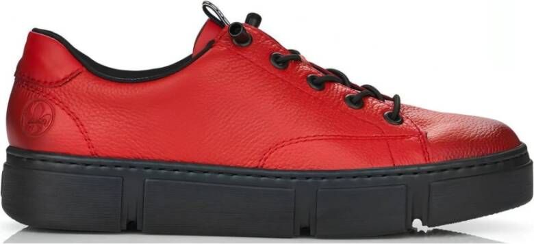 Rieker Sneakers Rood Dames