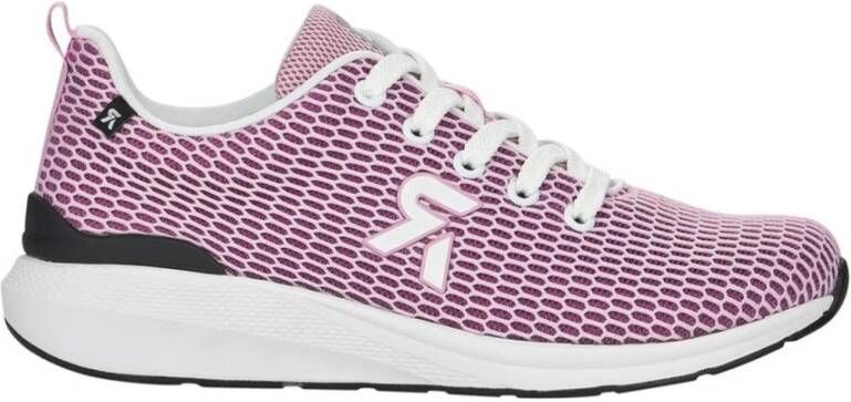 Rieker Stijlvolle Gesloten Casual Platte Schoenen Paars Dames