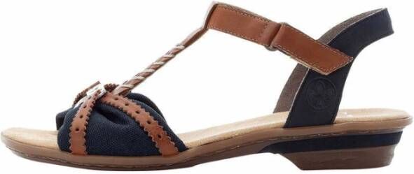 Rieker Stijlvolle platte sandalen