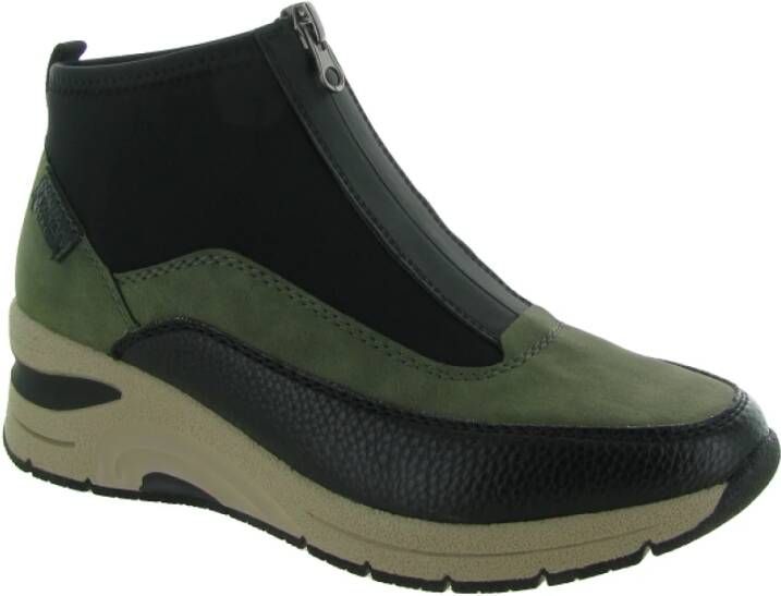 Rieker Stijlvolle Schoenen voor Vrouwen Green Dames