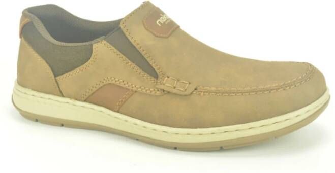 Rieker Taupe Nubuck Ballerina`s