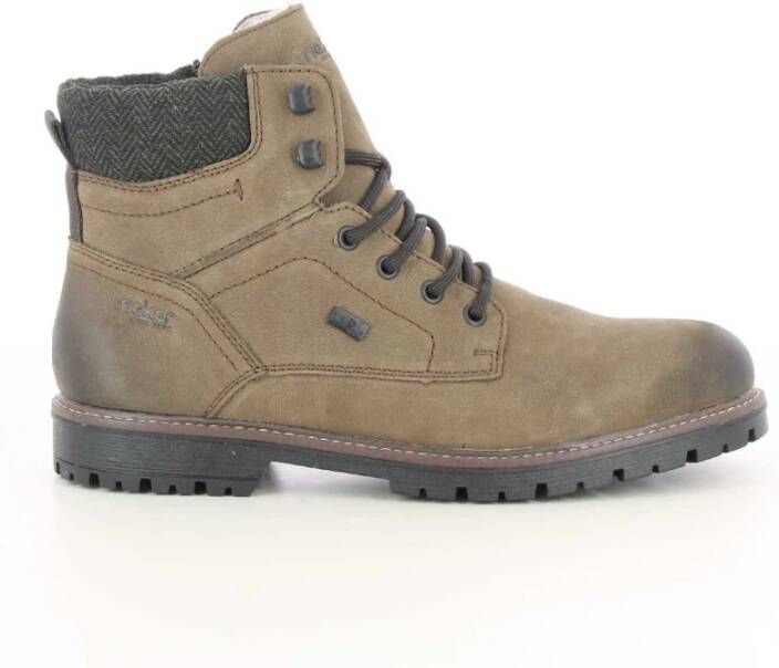 Rieker Taupe veterlaarsjes