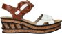 Rieker Trendy Platform Sandaal met gesp Multicolor Dames - Thumbnail 3
