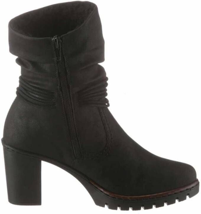 Rieker Winterlaarsjes boots trechterhak warme voering met geraffineerde schacht - Foto 4