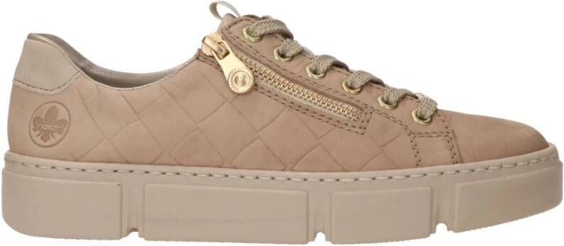 Rieker veterschoen Beige Dames