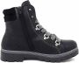 Rieker dames veterboot zwart - Thumbnail 2