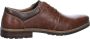 Rieker heren veterschoenen halve schoenen zakelijke schoenen leren schoenen 13200-24 brown - Thumbnail 2