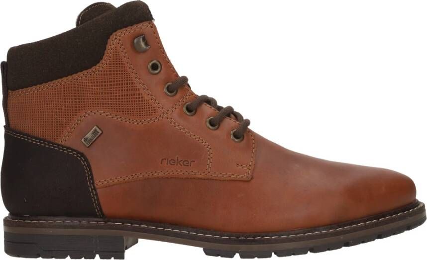 Rieker Winterlaarsjes veterschoenen zakelijke schoen met waterafstotend tex-membraan